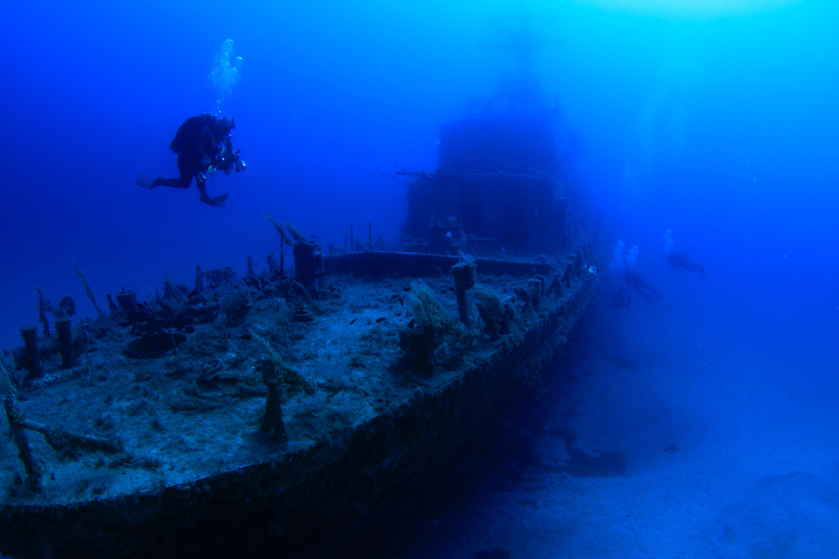P29 shipwreck | Seashell Dive Centre